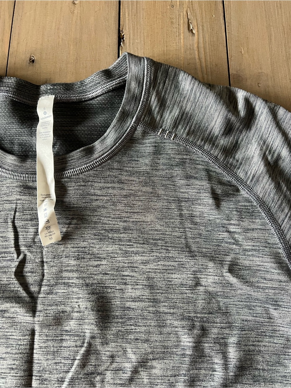Lululemon Men’s Long Sleeve Shirt - Grey- Large NWOT - Picture 3 of 4